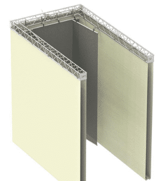 Indoor javelin athletic cage
