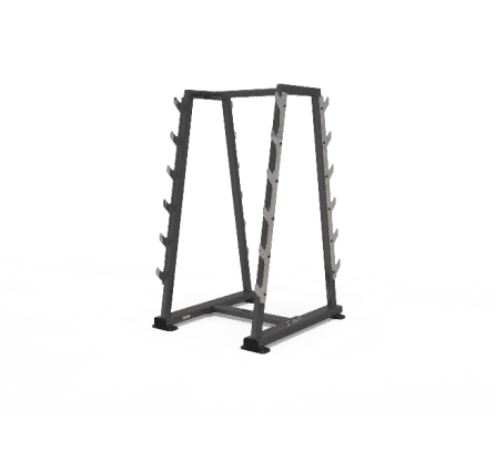 Small barbell bar rack