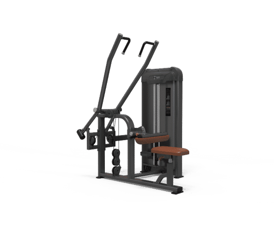 Sit-down pull-down trainer