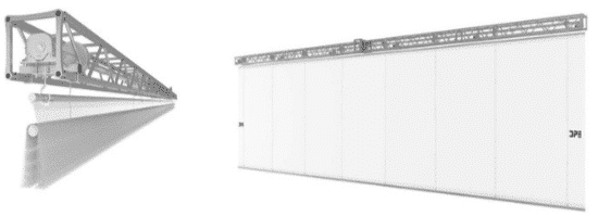 Mesh dividing curtain