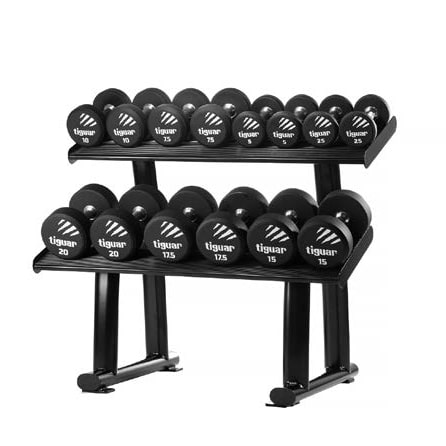 PU dumbbell rack without caps